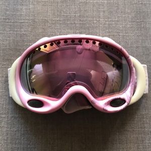 Light Pink Oakley A-Frame Goggles
